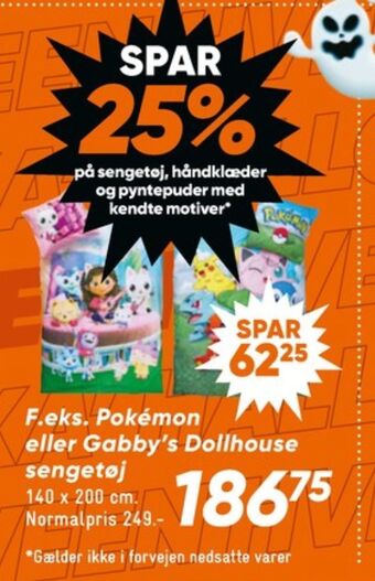 Bilka Pokemon sengesæt tilbud
