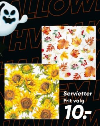 Bilka Ukendt servietter tilbud