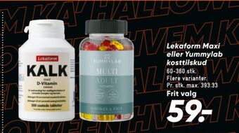 Bilka Lekaform vitaminer tilbud