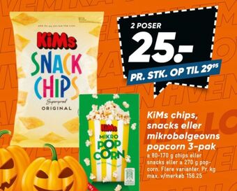 Bilka Kims snacks tilbud