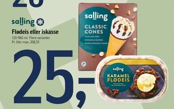 Føtex Salling isvafler tilbud