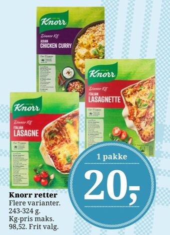 Dagli'Brugsen Knorr risretter tilbud