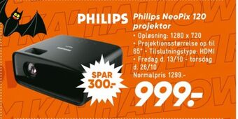Bilka Philips projektor tilbud
