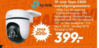 Bilka Tp-link overvågningskamera tilbud