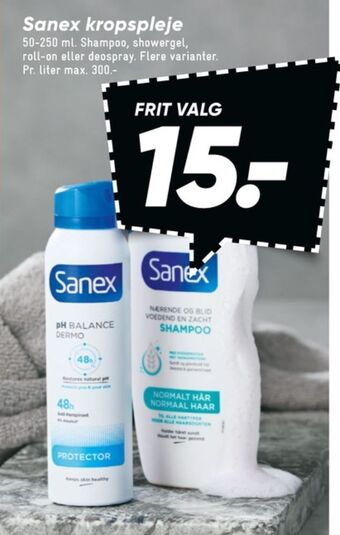 Bilka Sanex shampoo tilbud