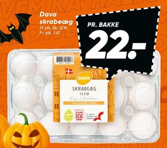 Bilka Dava foods skrabeæg s/m tilbud