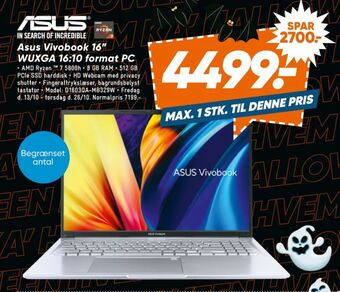 Bilka Asus bærbar pc tilbud