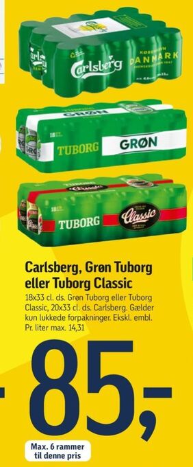 Føtex Grøn øl tilbud