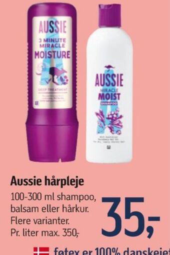 Føtex Aussie shampoo tilbud