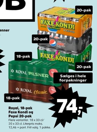 Kvickly Classic øl tilbud