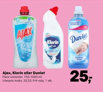 Kvickly Ajax rengøring - universal tilbud