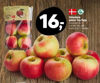 Kvickly Fejø dansk kernefrugt æbler tilbud