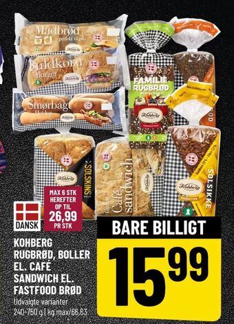 Løvbjerg Kohberg madbrød tilbud