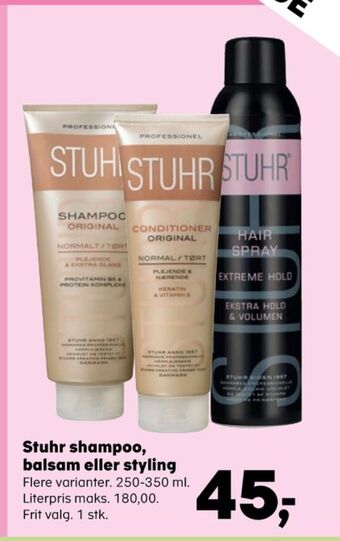 Kvickly Stuhr shampoo tilbud
