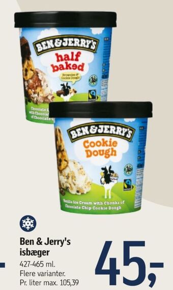 Føtex Ben & jerry's is tilbud