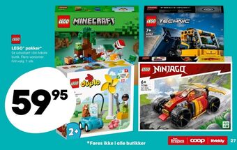 Kvickly Lego byggeklodser tilbud