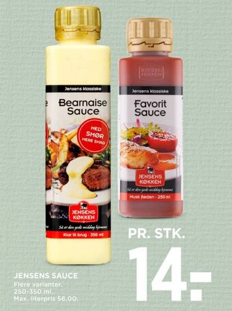 MENY Jensens køkken sauce flydende tilbud