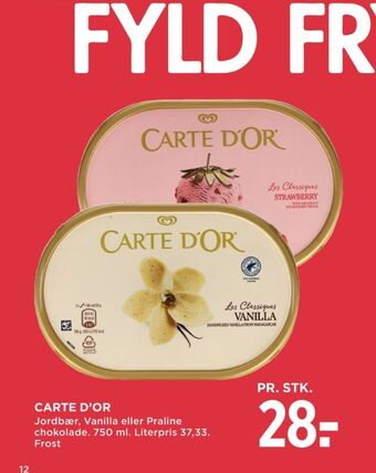 MENY Carte d'or is tilbud