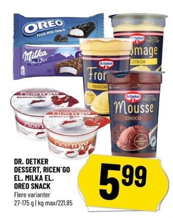 Løvbjerg Dr oetker fromage citron tilbud