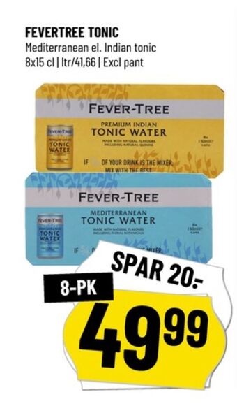 Løvbjerg Fever-tree tonicvand tilbud