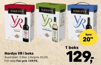 SuperBrugsen Ukendt australsk rødvin tilbud