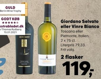 SuperBrugsen Ukendt italiensk hvidvin tilbud
