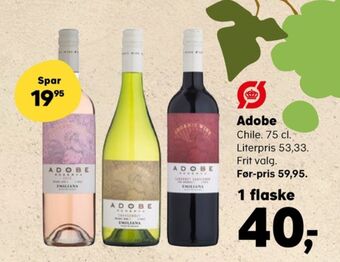 SuperBrugsen Ukendt chilensk rødvin tilbud