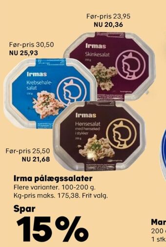 Irmas krebsehalesalat