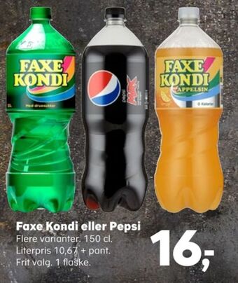 SuperBrugsen Faxe kondi sportssodavand tilbud