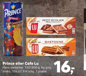 SuperBrugsen Lu prince kiks tilbud