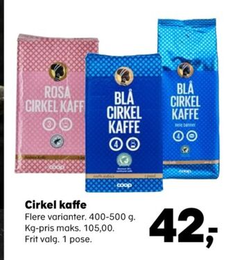 SuperBrugsen Blå kaffebønner tilbud