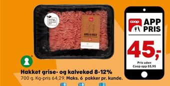 SuperBrugsen Ukendt hakket kalv og grisekød tilbud