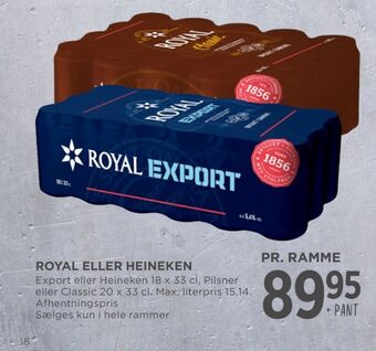 MENY Export øl tilbud