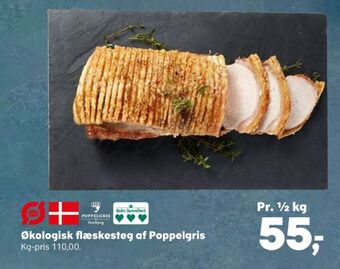 SuperBrugsen Poppelgris fra hestbjerg flæskesteg tilbud