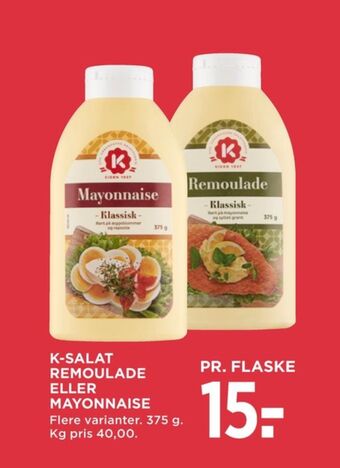 MENY K-salat remoulade tilbud