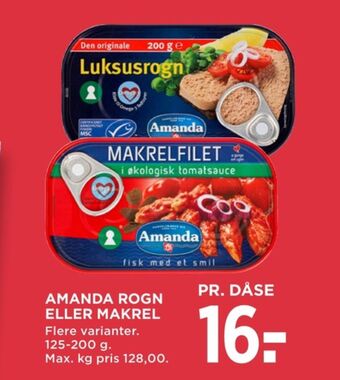 MENY Amanda seafood torskerogn tilbud