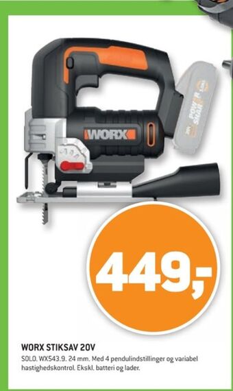 Worx professional stiksav