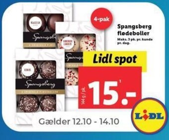 Netto Spangsberg flødeboller tilbud
