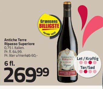 Fleggaard Antiche Terre Ripasso Superiore 0,75 l. tilbud
