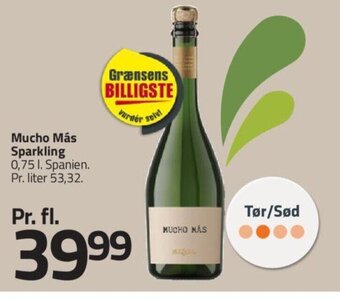 Fleggaard Mucho Más Sparkling 0,75 l. tilbud