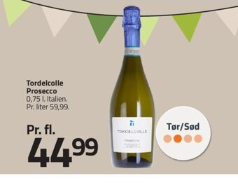 Fleggaard Tordelcolle Prosecco 0,75 l. tilbud