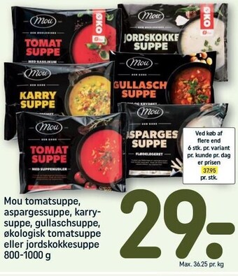 REMA 1000 Mou suppe tilbud
