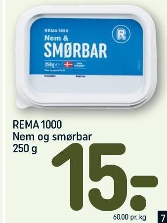 REMA 1000 Rema 1000 nem og smørbar tilbud