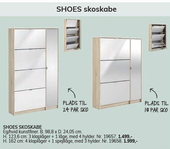 Daells Bolighus Shoes skoskabe tilbud