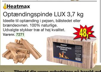 Harald Nyborg Optændingspinde lux 3,7 kg tilbud