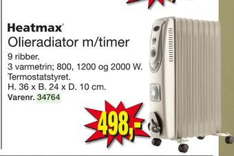 Harald Nyborg Olieradiator m/timer tilbud