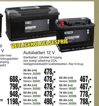 Harald Nyborg Autobatteri 12 v tilbud