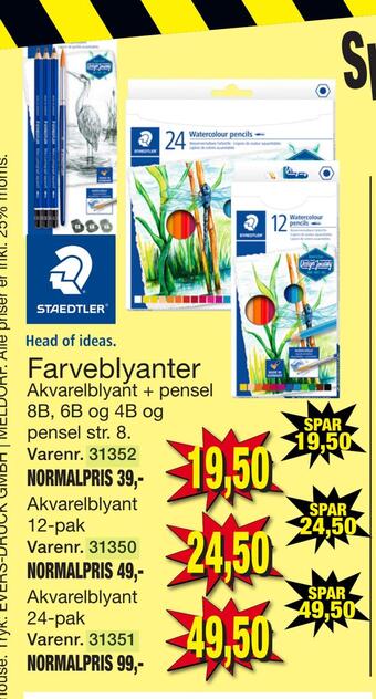 Harald Nyborg Farveblyanter tilbud