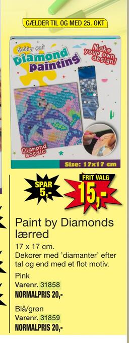 Harald Nyborg Paint by diamonds lærred tilbud