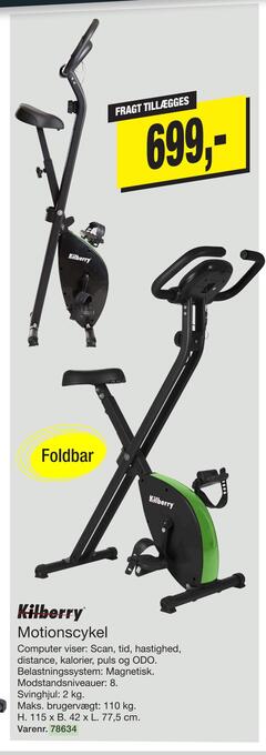 Harald Nyborg Motionscykel tilbud